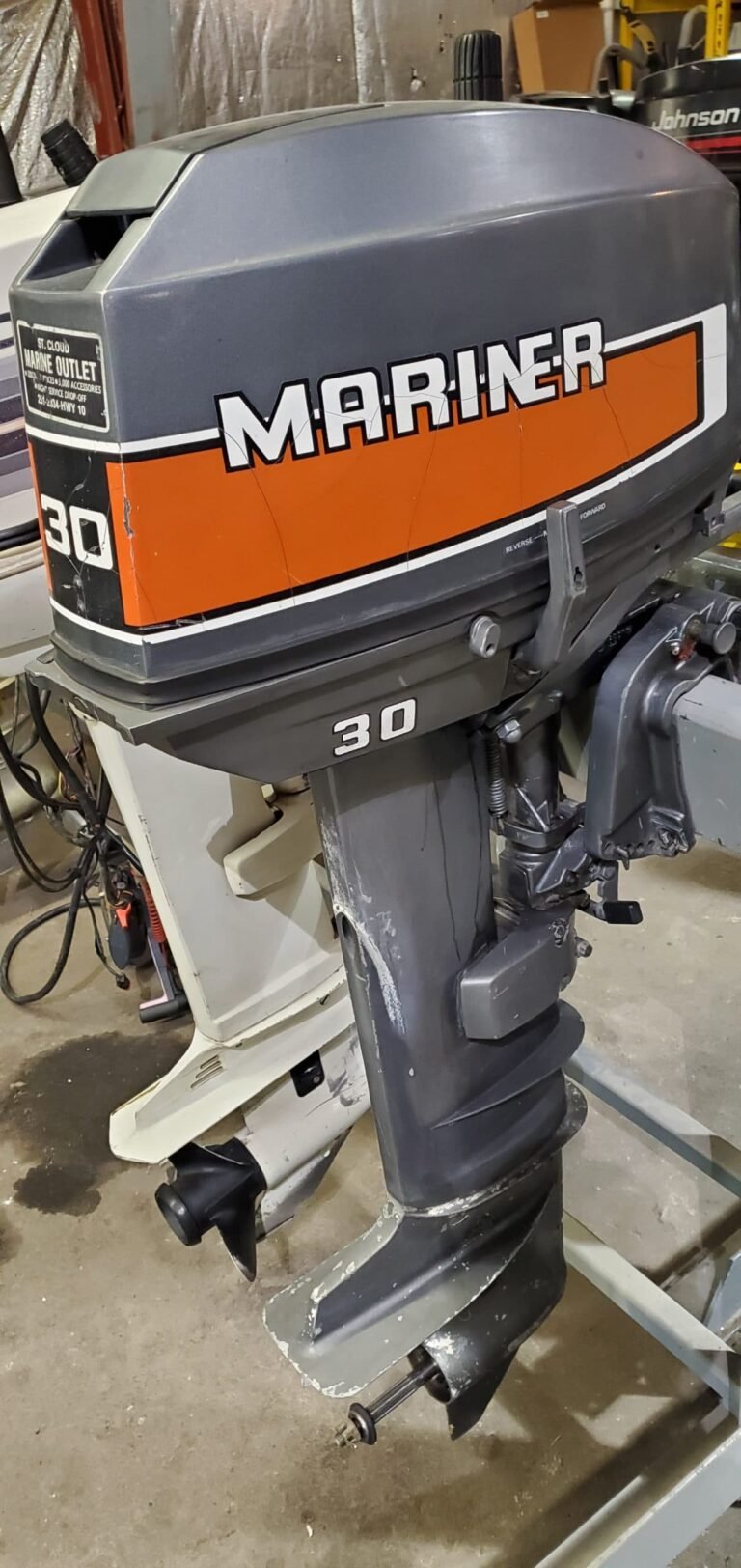 1989 Mariner 30 HP Long Tiller (M15741)