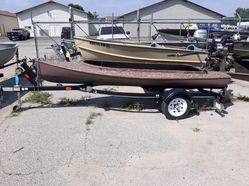 SOLD – 12′ Skiff w/7HP Copperhead (B17419)