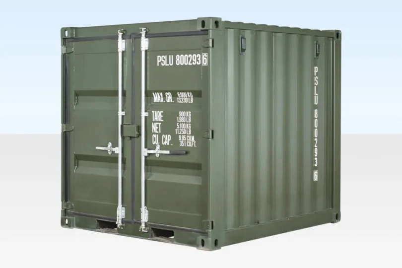 636-Portable-Space-Day2-2.5.18-8ft-Onetrip-final-960x640-1 NEW 8FT SHIPPING CONTAINER (GREEN RAL 6007) FEATURES